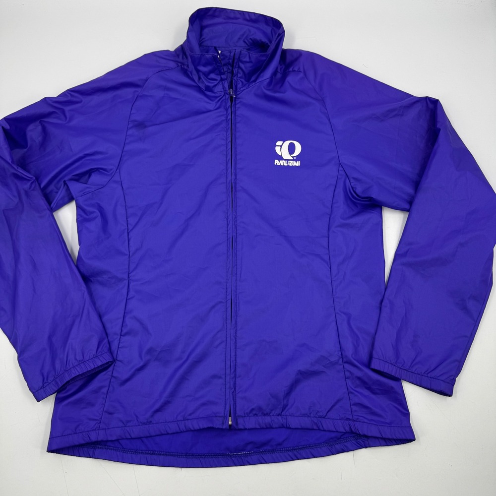 Pearl Izumi Purple Lightweight Full Zip Jacket Technical Wear Size 10